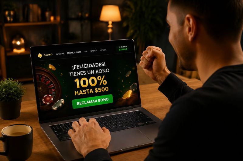 Cómo reclamar bonos y premios en casinos online de México